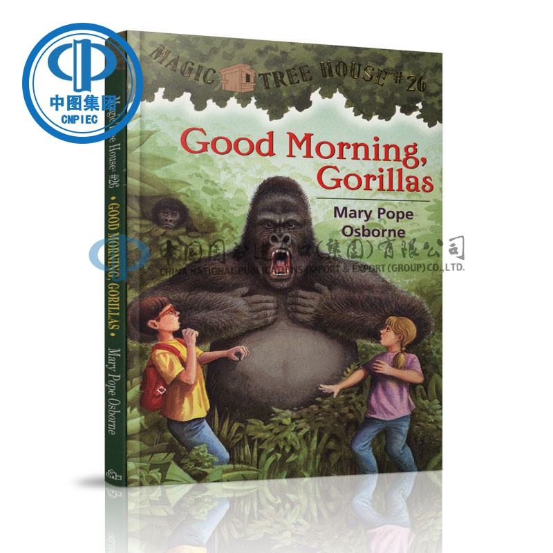 Magic Tree House #26: Good Morning, Gorillas  神奇树屋系列26：早安，大猩猩 书籍/杂志/报纸 儿童读物原版书 原图主图