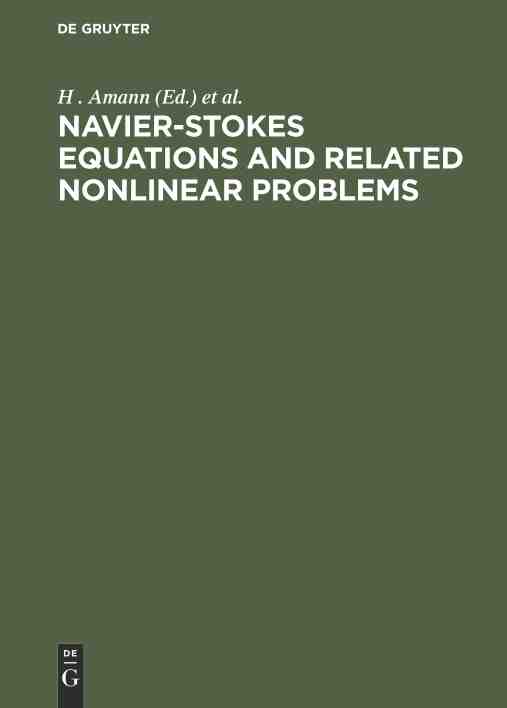 预售按需印刷 Navier Stokes Equations and Related Nonlinear Problems-封面