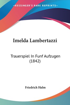 预售 按需印刷 Imelda Lambertazzi德语ger