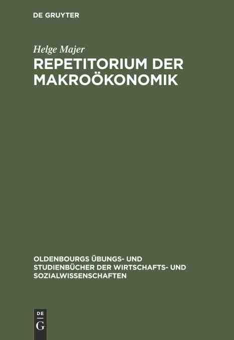 预售按需印刷 Repetitorium der Makro?konomik