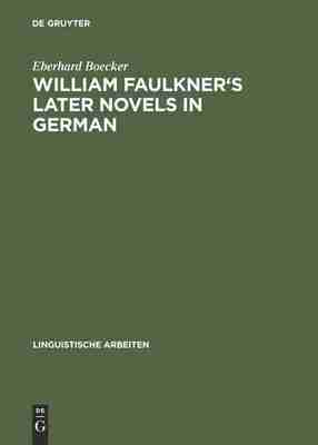 预售 按需印刷 William Faulkner s later novels in German
