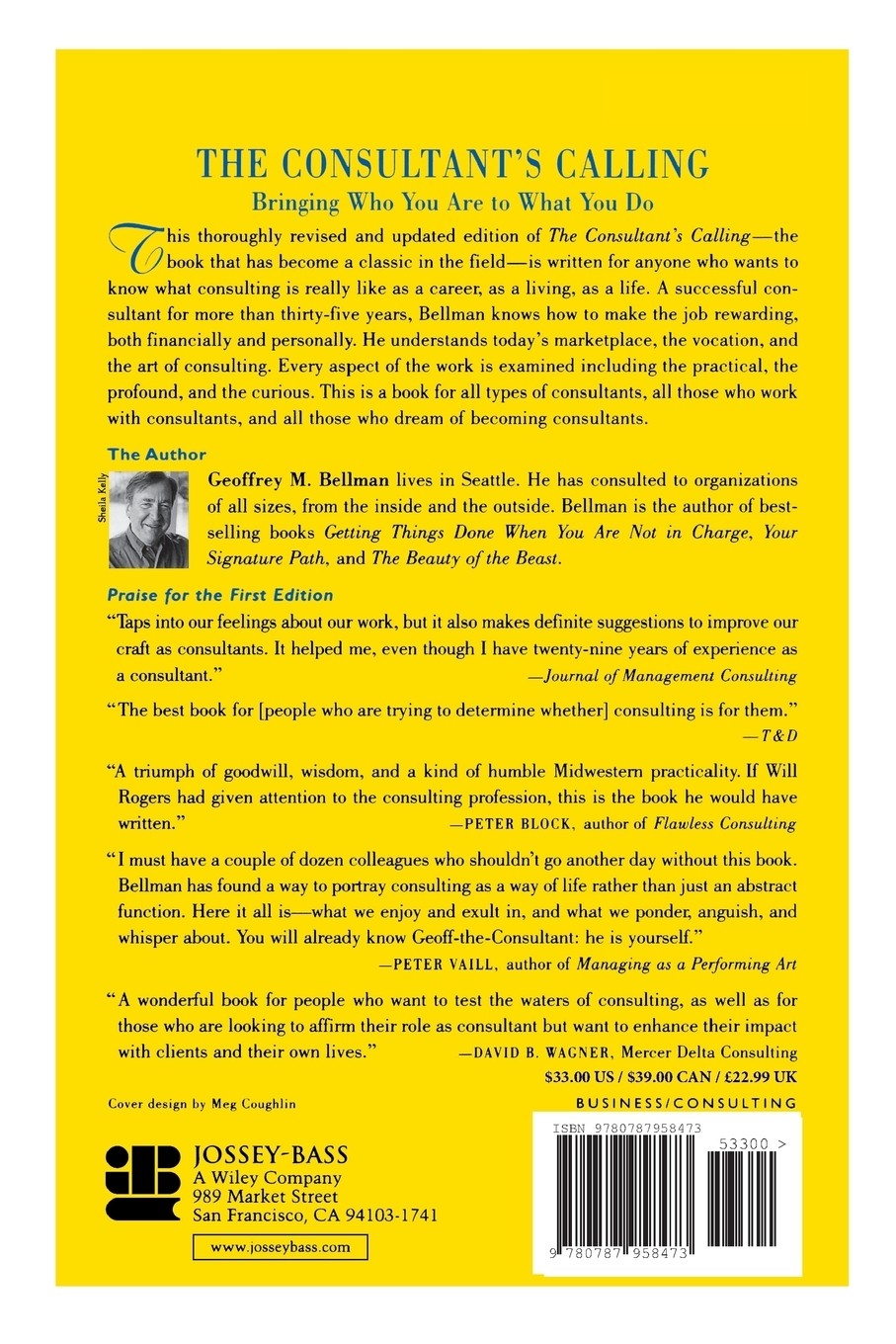 预售 按需印刷the consultants calling: bringing who you are to