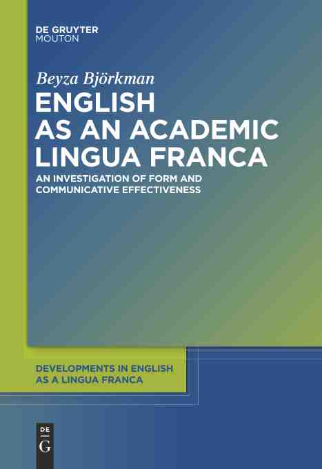 预售按需印刷 English as an Academic Lingua Franca