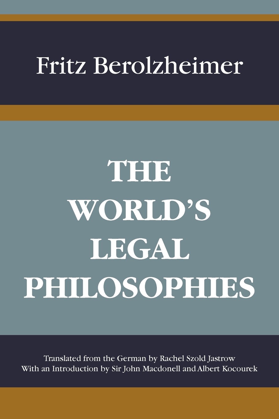 预售 按需印刷 the world s legal philosophies