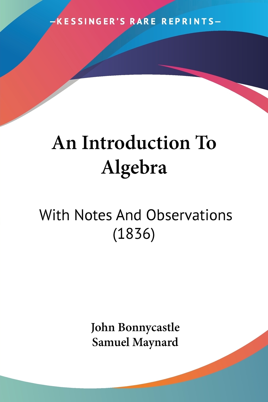 【预售按需印刷】An Introduction To Algebra