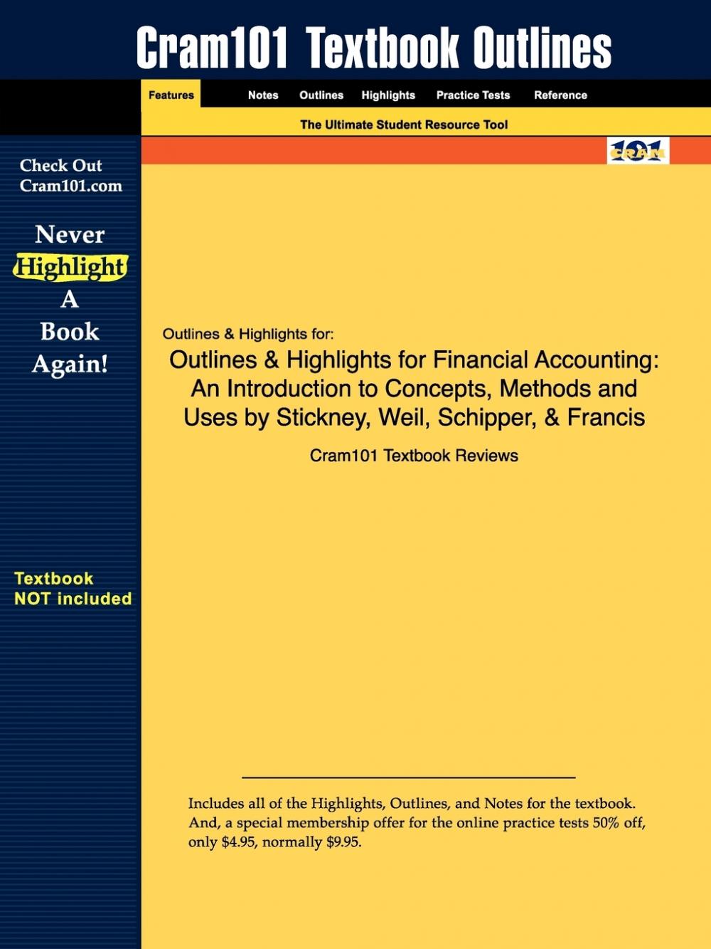 预售按需印刷Outlines& Highlights for Financial Accounting: An Introduction to Concepts Methods and Uses by Stickney