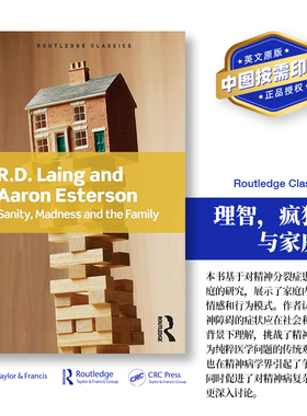 预售   理智、疯狂与家庭 Sanity  Madness and the Family 「 Routledge Classics 」