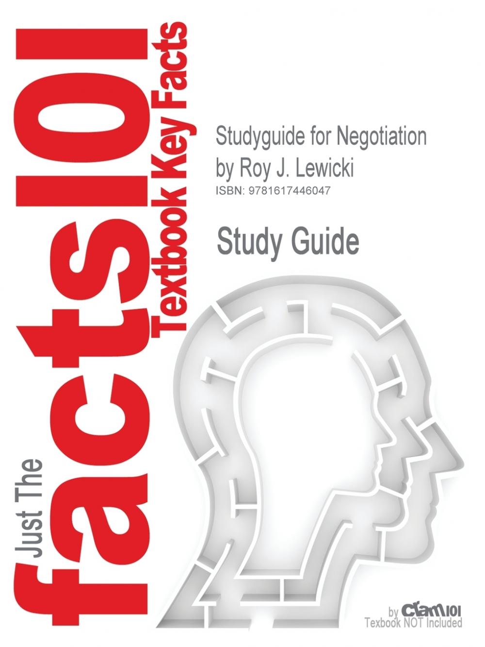 预售 按需印刷Studyguide for Negotiation by Lewicki  Roy J.  ISBN 9780073381206 书籍/杂志/报纸 进口教材/考试类/工具书类原版书 原图主图