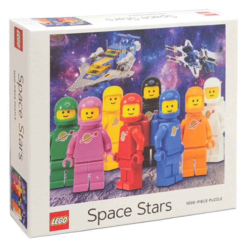 乐高宇宙之星 1000片拼图 英文原版 LEGO (R) Space Stars 1000-Piece Puzzle 拼图 乐高玩具