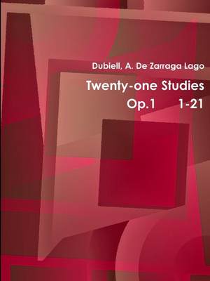 预售 按需印刷 Twentyone Studies Op.1 1-21