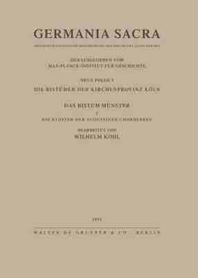 预售 按需印刷 Germania Sacra  Bd 5  Die Bistümer der Kirchenprovinz K?ln. Das Bistum Münster II. Die Kl?ster der Augus