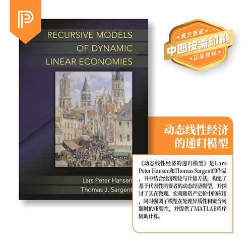 普林斯顿预售 Recursive Models of Dynamic Linear Economies蓬勃经济的递归线模式 [9780691180731]