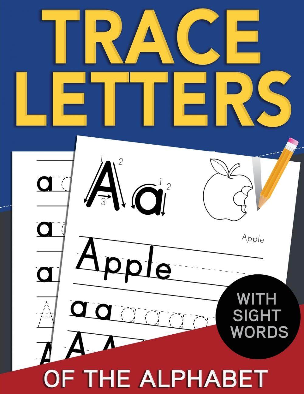 【预售 按需印刷】trace letters of the alphabet with sight words