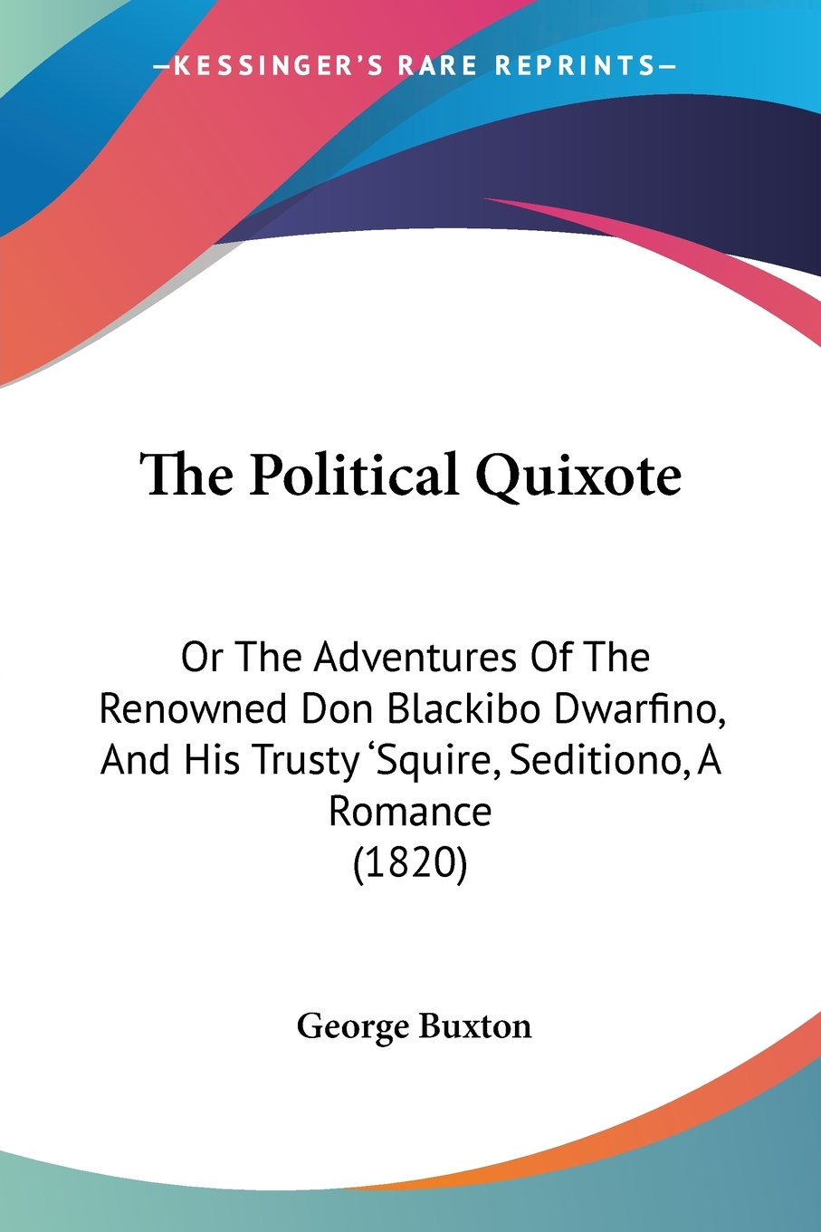 【预售按需印刷】The Political Quixote