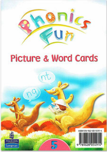 英文原版Phonics Fun : Word and Picture Cards 5香港朗文少儿英语自然拼读 教师单词卡Longman Asia Ltd ,Hong Kong 中图