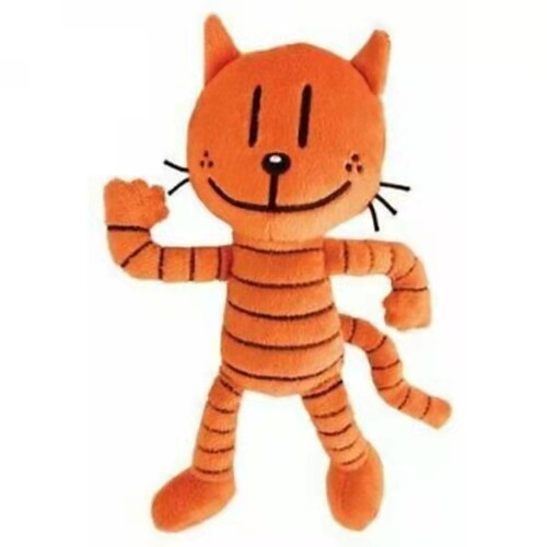 Dog Man 神探狗狗  Petey Doll 中等皮蒂猫公仔 侦探狗狗玩具 官方正版周边 美国学乐 Scholastic Dav Pilkey