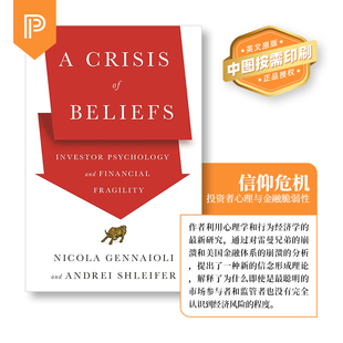 Crisis 9780691202235 信仰危机 英文原版 普利斯顿经济学 普林斯顿预售 Beliefs