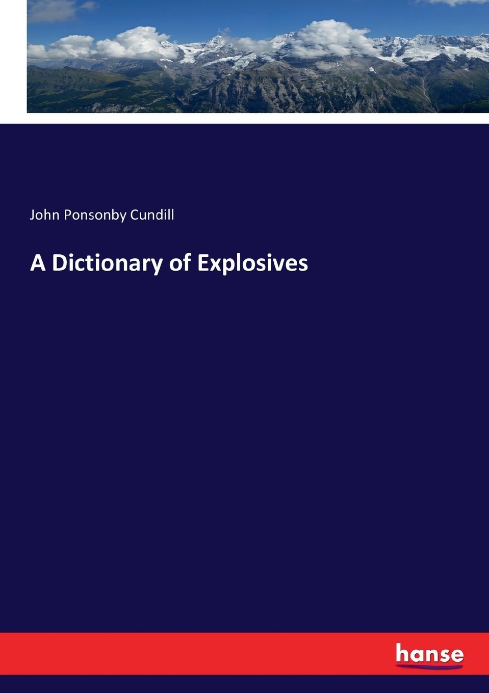 【预售 按需印刷】a dictionary of explosives