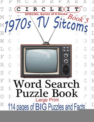 【预售 按需印刷】Circle It  1970s Sitcoms Facts  Book 5  Word Search  Puzzle Book
