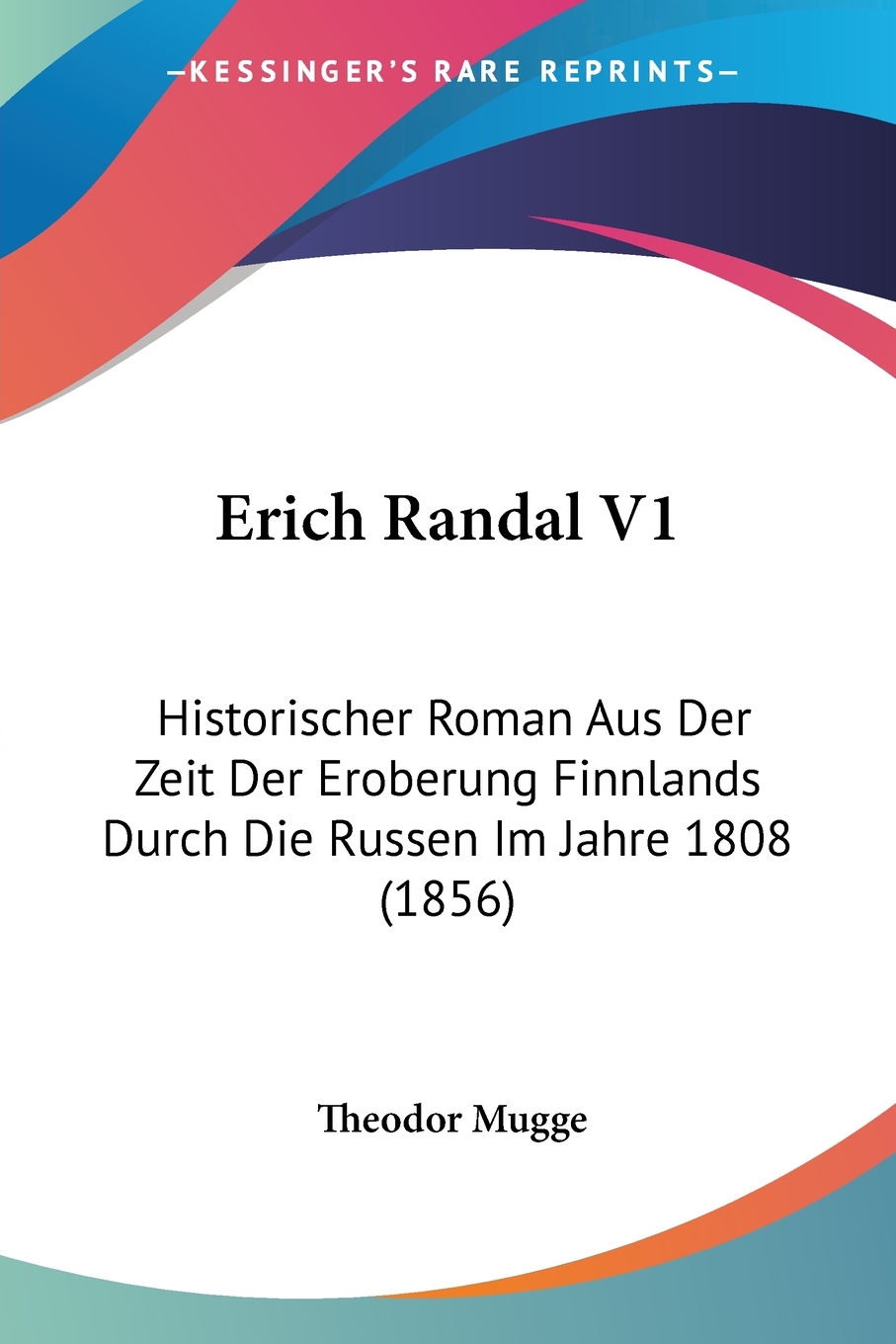 预售按需印刷 Erich Randal V1德语ger