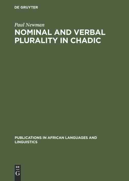 预售 按需印刷 nominal and verbal plurality in chadic