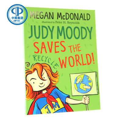 英文进口 Judy Moody Saves the World! 朱迪·穆迪拯救了世界！英文原版 英语课外读物小说 稀奇古怪小朱迪 阅读故事书