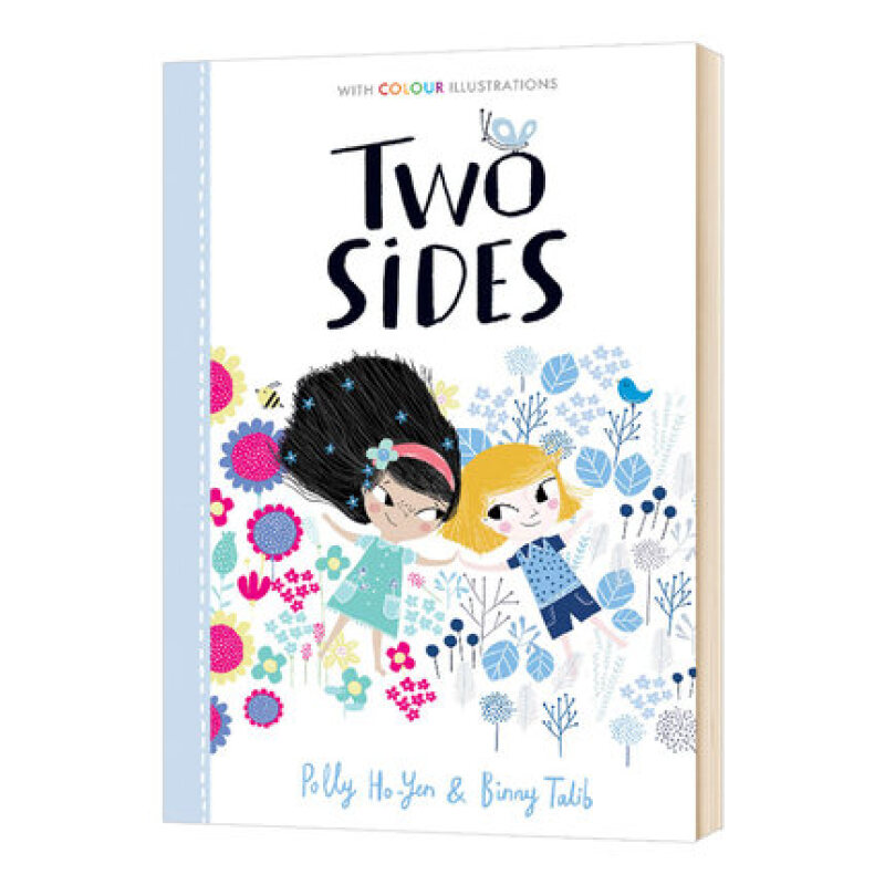 英文原版 Two Sides 双方 真彩阅读系列 英文版儿童英语桥梁章节书 进口漫画插画故事绘本 儿童文学书籍