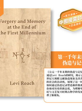 普林斯顿预售 Forgery and Memory at the End of the First Millennium 第一个千年末的伪造与记忆 [9780691217864]
