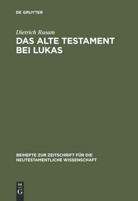 预售按需印刷 Das Alte Testament bei Lukas