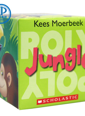 神奇翻转书:丛林英文原版Roly Poly Pop-Up:Jungle趣味儿童游戏书
