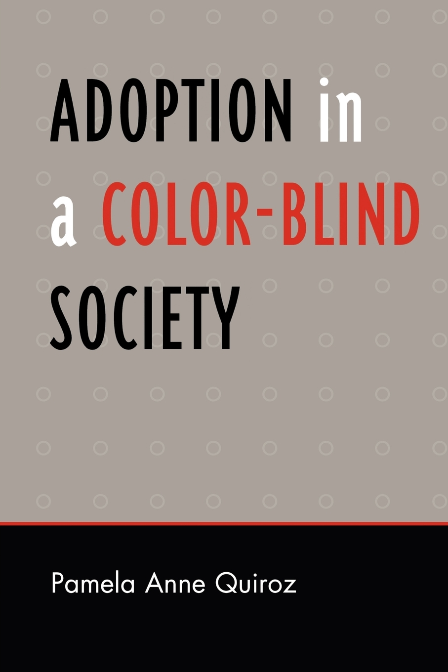 【预售 按需印刷】adoption in a color-blind society