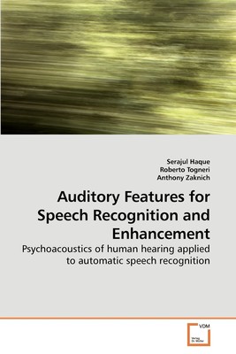 【预售 按需印刷】Auditory Features for Speech Recognition and Enhancement