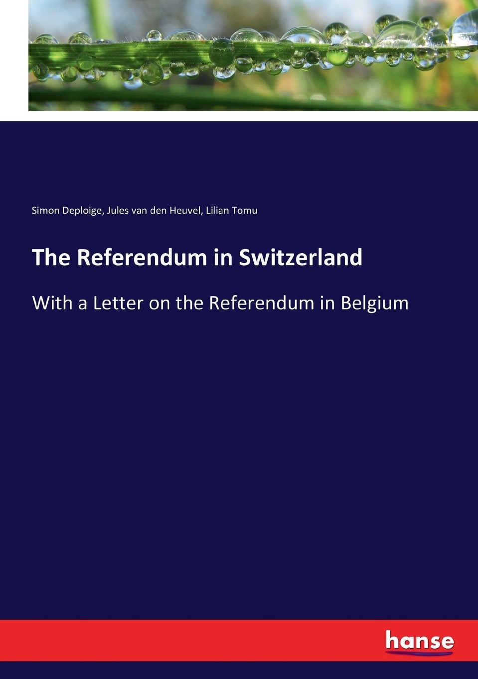 预售 按需印刷 the referendum in switzerland