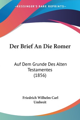 预售 按需印刷 Der Brief An Die Romer德语ger