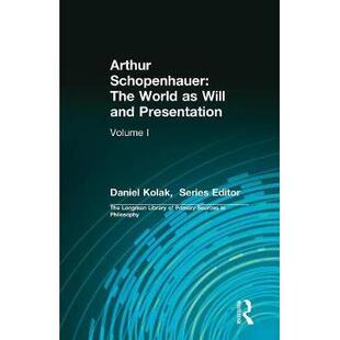 预订 按需印刷 Arthur Schopenhauer: The World as Will and Presentation