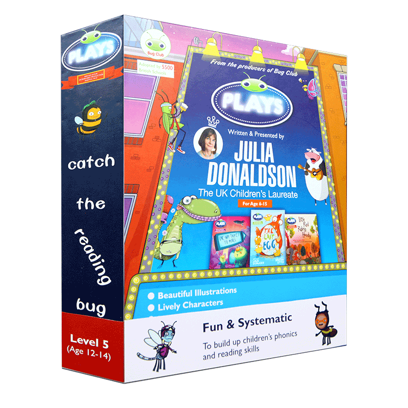 进口原版英文 BUG CLUB PLAYS套装5：虫虫俱乐部戏剧表演读本第一级适读12-14岁儿童英语读物 英语教辅书 漫画绘本故事书套装6册