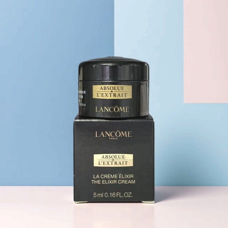 新版！ 兰蔻全新黑金臻宠面霜5ml小样 高浓度玻色因抗老紧致淡纹