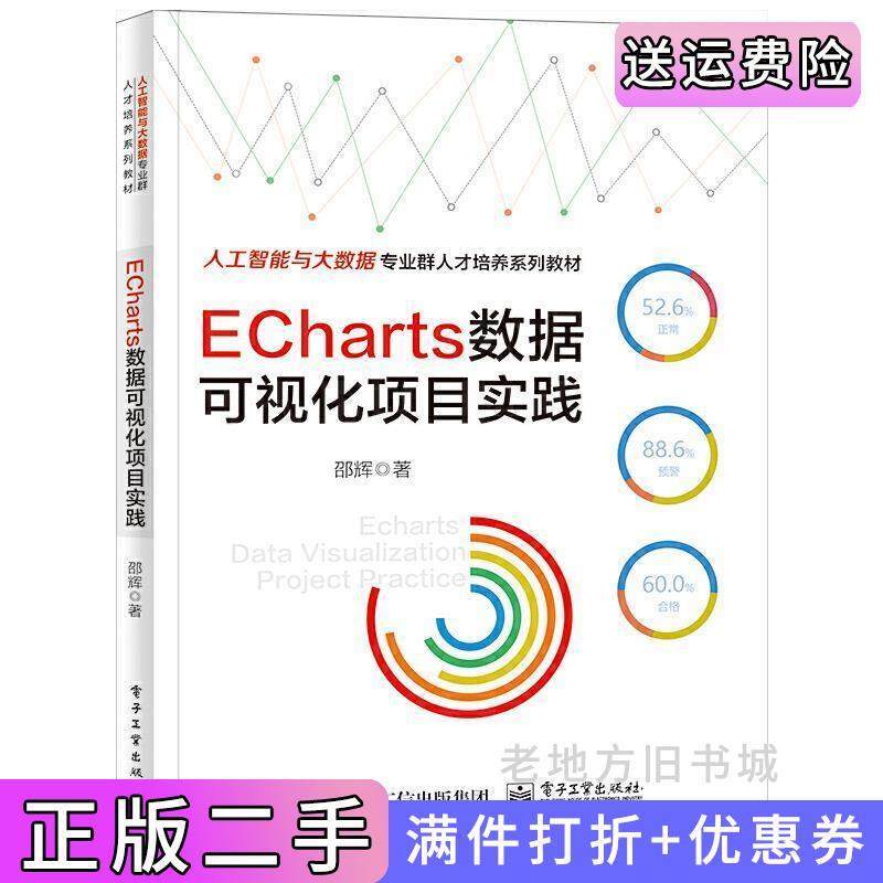 二手正版ECharts数据可视化项目实践邵辉电子工业出版社