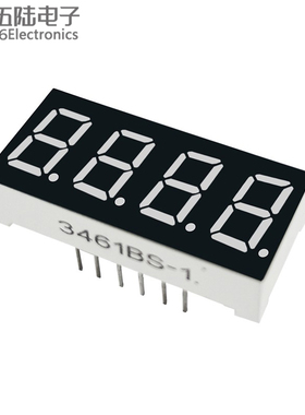 4位数码管共阴/共阳四位七段LED显示屏0.36英寸红色时钟显示模块