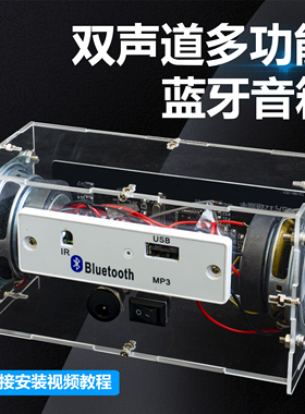 双声道多功能蓝牙音响套件MP3音箱焊接组装DIY电子制作WK-56-73B
