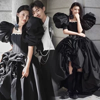 Платье, накидка, рукава фонарики