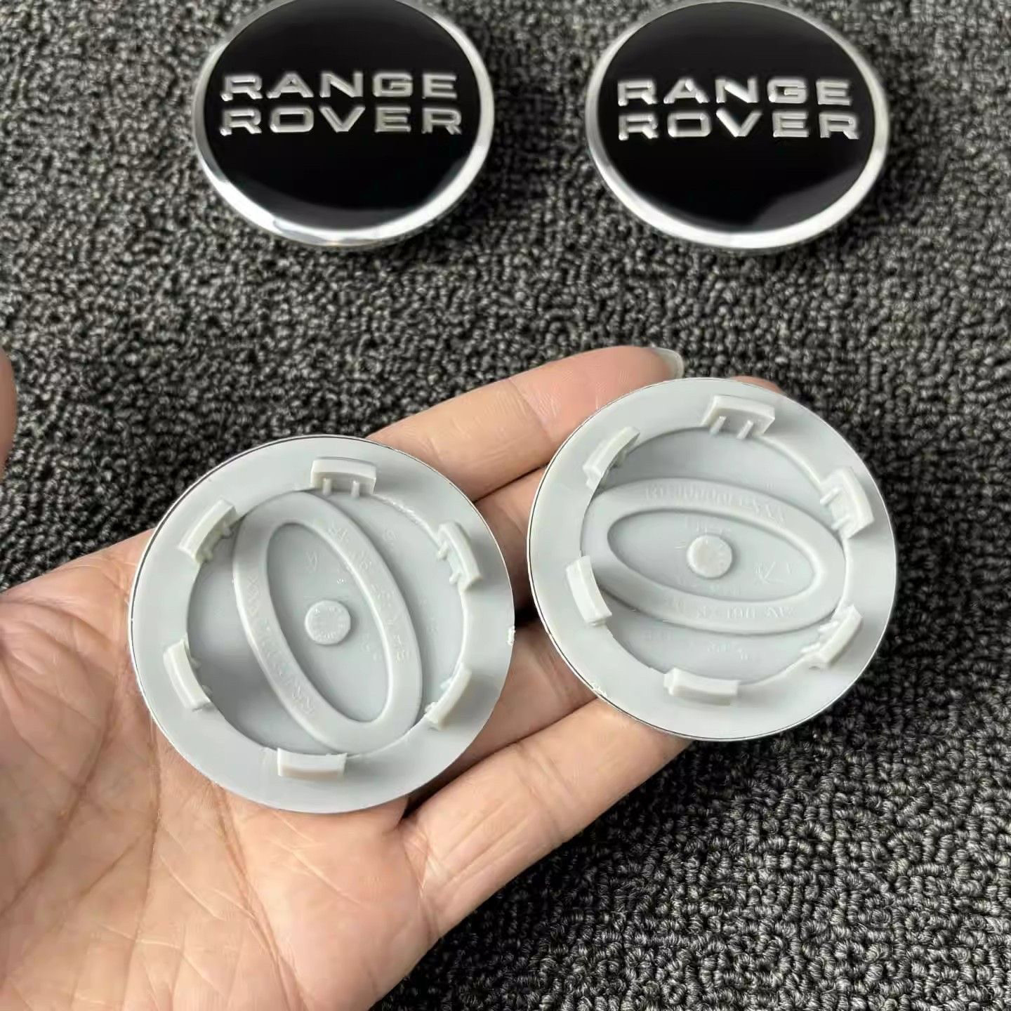 适用路虎揽胜轮毂盖运动发现星脉卫士极光发现神行中心盖轮胎车标