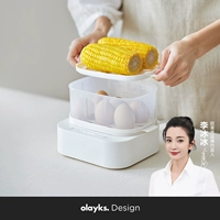 Olayks L'Orek Egg Wroublegs Wicks Steamer, Home Multi -Function автоматический питание от мощности маленькая мини -машина для завтрака