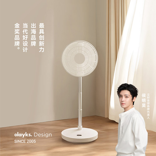 olayks一级能效可折叠台立两用扇