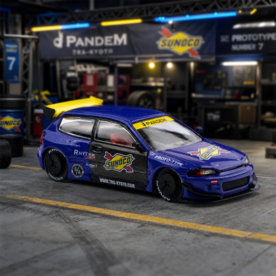 1/64合金PANDEMCivicEG6超跑