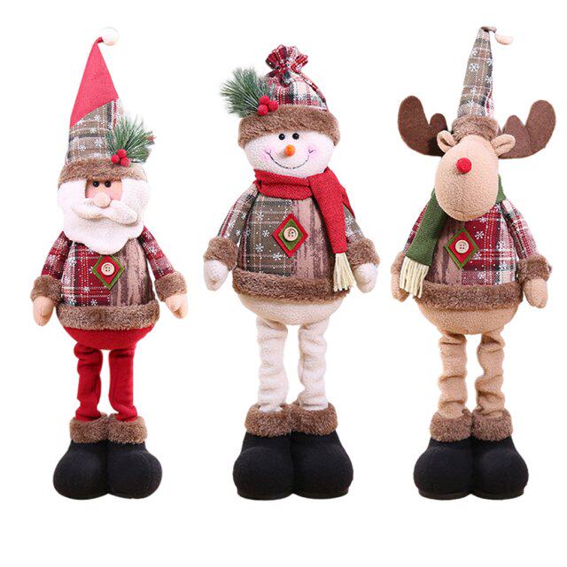christmas doll ornament santa claus snowman toy decoration x