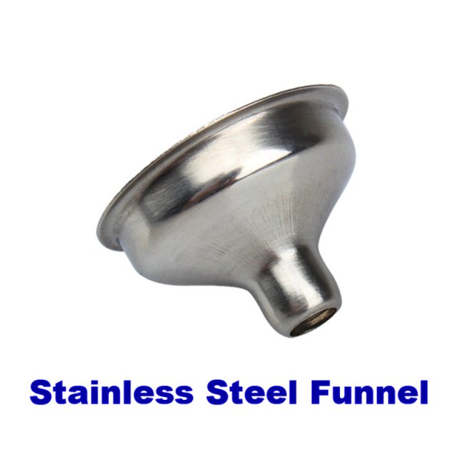 stainless steel funnel for hip flasks canning hopper filter