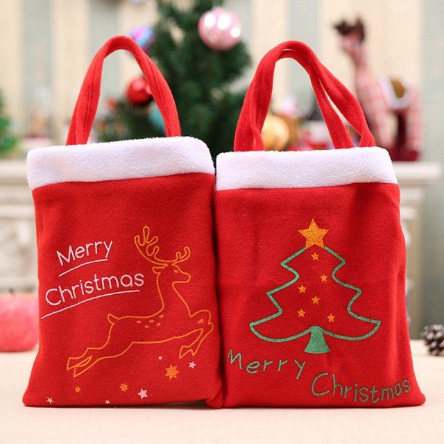 merry christmas gift bag xmas candy bags christmas decoratio