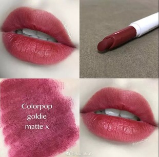 捡漏 美版colourpop唇膏笔卡拉泡泡唇笔口红ziggie goldie