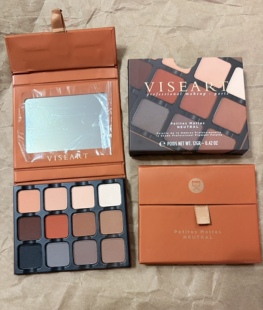 【现货】Viseart Petites Mattes小盘12色眼影盘01 neutral眉粉盘